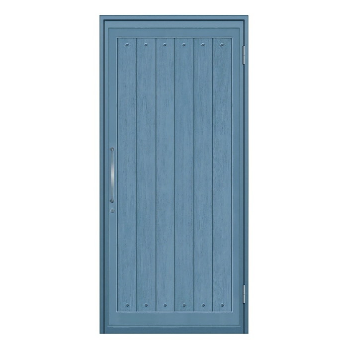 Western-style blue door