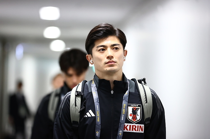 FIFA World Cup 2026 AFC Asian Qualifiers Round 2 match Japan vs North Korea Japan s Shogo Taniguchi arrives at the stadium before the FIFA World Cup 2026 AFC Asian Qualifiers Round 2 match between Japan 1 0 North Korea at National Stadium in Tokyo, Japan, March 21, 2024.  Photo by JFA AFLO 