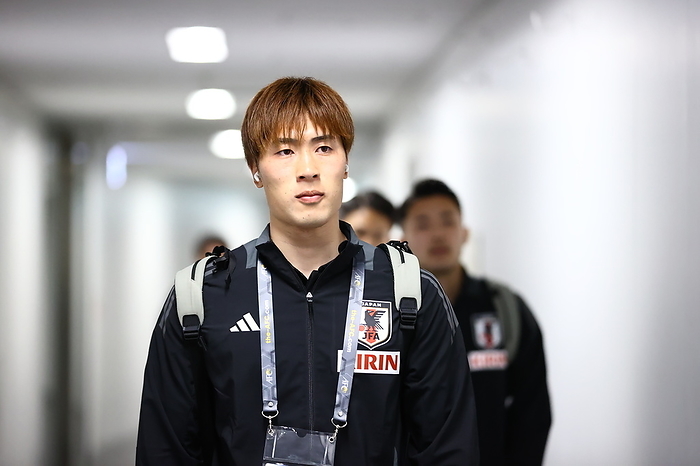 FIFA World Cup 2026 AFC Asian Qualifiers Round 2 match Japan vs North Korea Japan s Keisuke Osako arrives at the stadium before the FIFA World Cup 2026 AFC Asian Qualifiers Round 2 match between Japan 1 0 North Korea at National Stadium in Tokyo, Japan, March 21, 2024.  Photo by JFA AFLO 