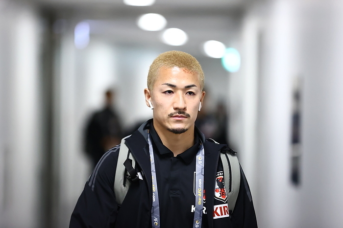 FIFA World Cup 2026 AFC Asian Qualifiers Round 2 match Japan vs North Korea Japan s Daizen Maeda arrives at the stadium before the FIFA World Cup 2026 AFC Asian Qualifiers Round 2 match between Japan 1 0 North Korea at National Stadium in Tokyo, Japan, March 21, 2024.  Photo by JFA AFLO 