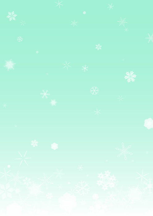 Light Green Snow Falling Gradient Background A4 Vertical