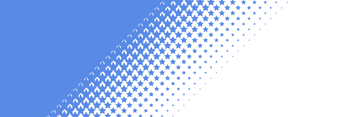 Blue Star Gradient Background 3:1 Halftone