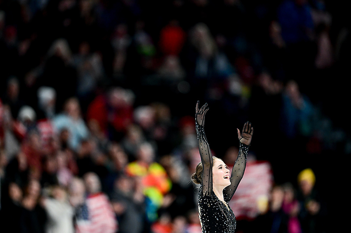 ISU World Figure Skating Championships 2024 Isabeau LEVITO  USA , during Women Free Skating, at the ISU World Figure Skating Championships 2024, at Centre Bell, on March 22, 2024 in Montreal, Canada.  Photo by Raniero Corbelletti AFLO 