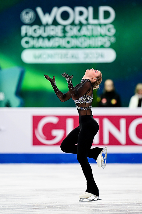 ISU World Figure Skating Championships 2024 Loena HENDRICKX  BEL , during Women Free Skating, at the ISU World Figure Skating Championships 2024, at Centre Bell, on March 22, 2024 in Montreal, Canada.  Photo by Raniero Corbelletti AFLO 