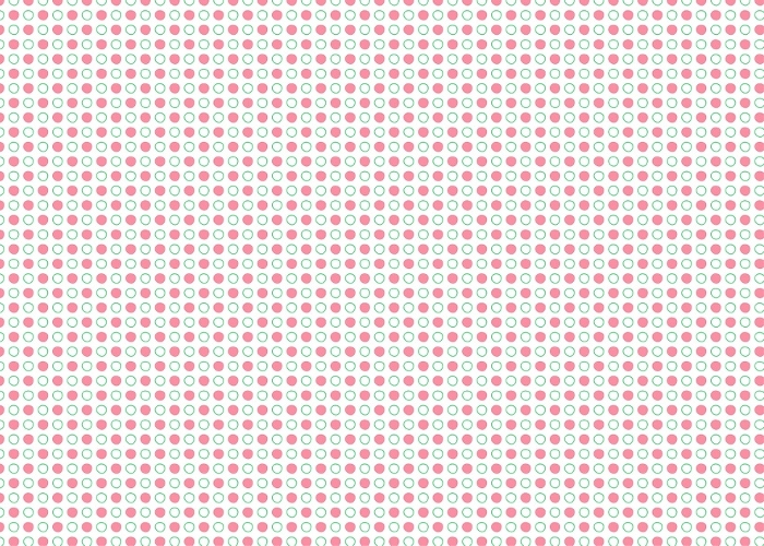 Hand drawn dots and circles pattern, simple circular pattern background material, seamless pattern