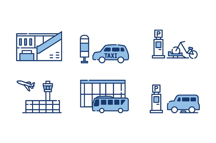 Transportation Icon Set