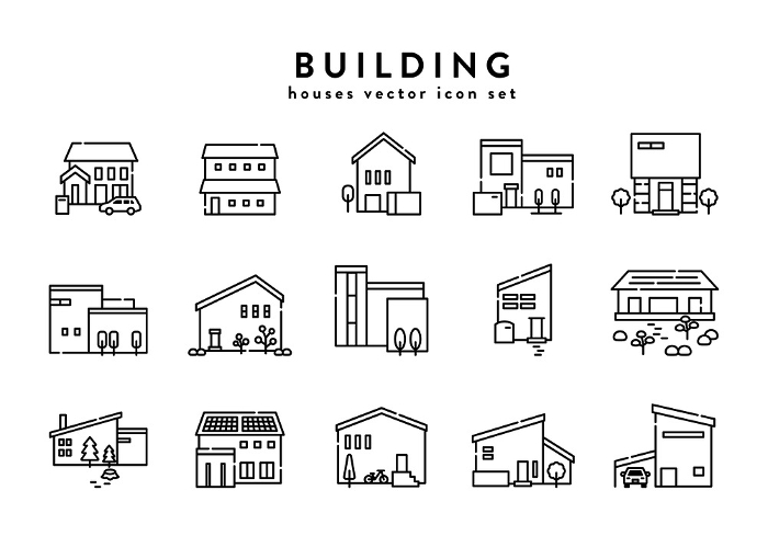 Home My Home Building Icon Set