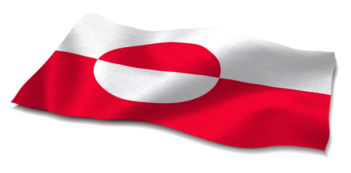 Greenland Flag Country World Icon