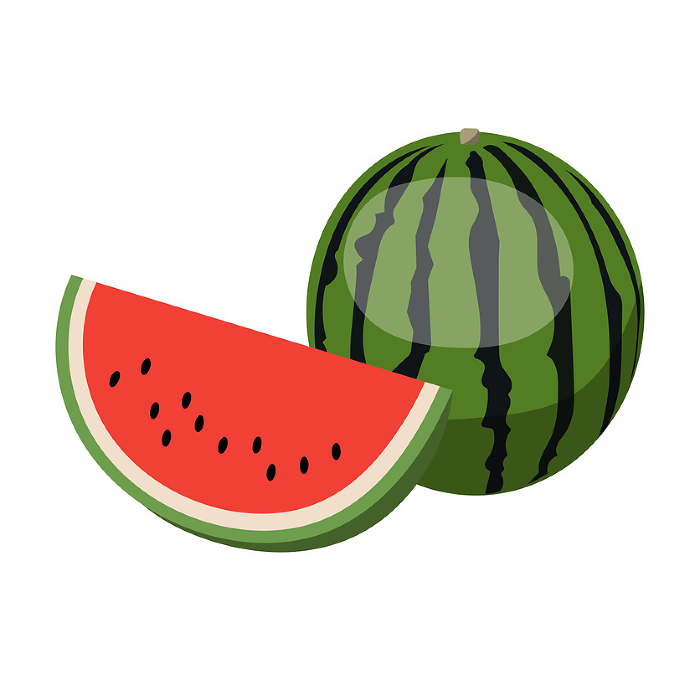 Clip art of watermelon