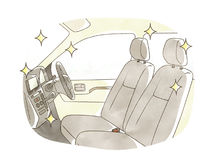 Clean automobile interior