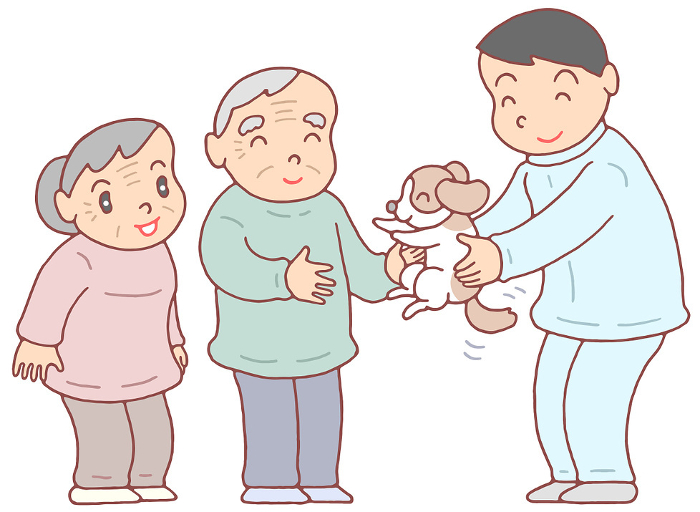 Illustration of Care - Nursing Home and Animal Care