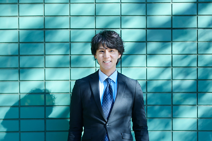 Portrait of a Japanese man in a suit