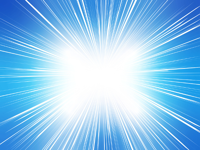 Vivid and Intense Shining Concentration Line Backgrounds Web graphics_Blue