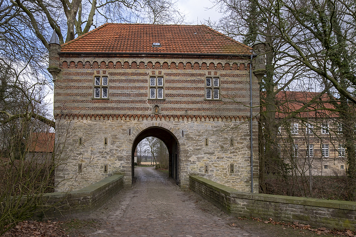 Gate house of house Alst, Horstmar Gate house of house Alst, Horstmar, by Zoonar AnnaReinert