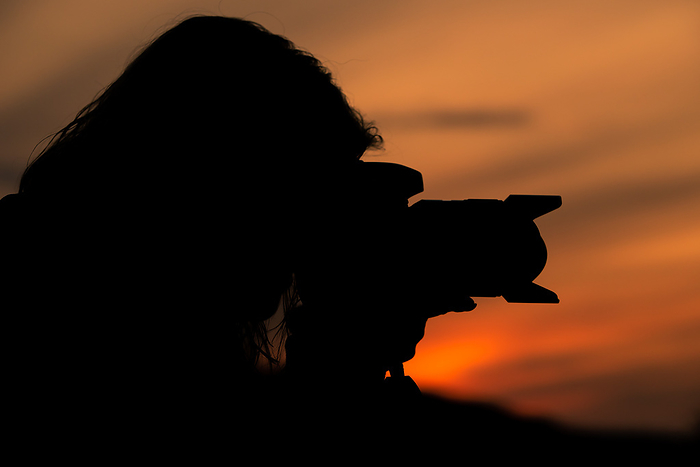 silhouette sunset photographer silhouette sunset photographer, by Zoonar KUEHNE DK FOT
