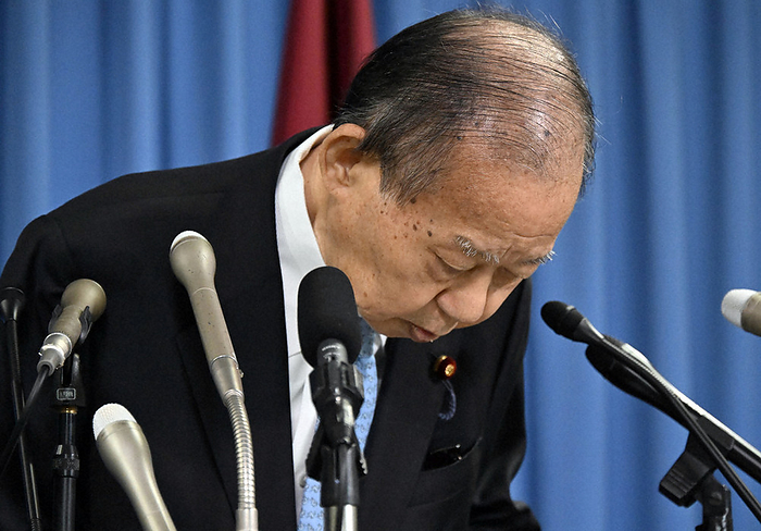 Former LDP Secretary General Toshihiro Nikai announces his intention not to run in the next lower house election at a press conference. Former LDP Secretary General Toshihiro Nikai announces his intention not to run in the next lower house election at a press conference at the party s headquarters in Tokyo, March 25, 2024, 10:34 a.m. Photo by Mikiharu Takeuchi