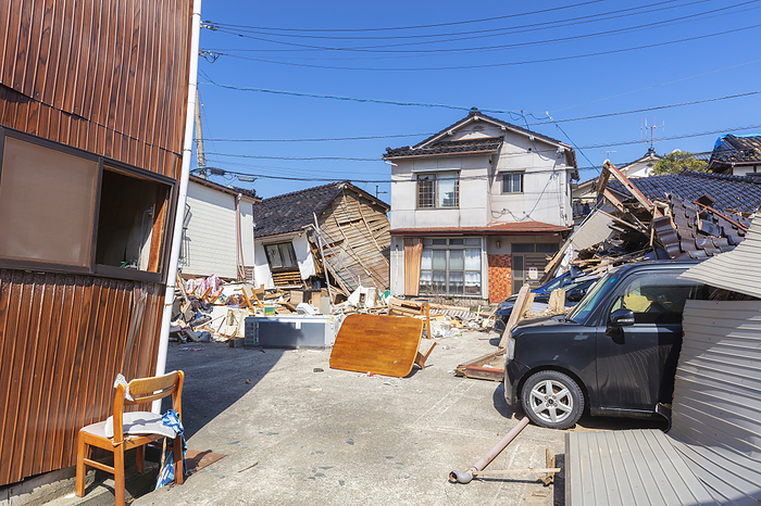 Noto Peninsula Earthquake, Ishikawa Prefecture Collapsed houses