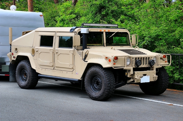 From harsh battlefields to everyday city streets... a civilian version of a general-purpose four-wheel drive vehicle.