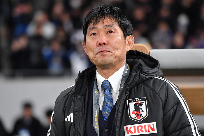 2026 FIFA World Cup Asia 2nd Preliminary Round Japan head coach Hajime Moriyasu before the FIFA World Cup 2026 AFC Asian Qualifiers Round 2 Group B match between Japan 1 0 North Korea at Japan National Stadium in Tokyo, Japan, March 21, 2024.  Photo by AFLO 