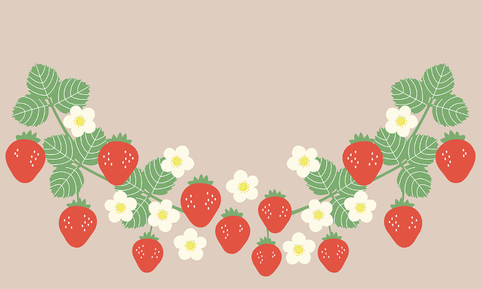 Clip art of strawberry decoration
