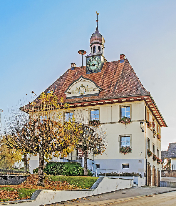 City hall Bachheim, L ffingen in the Black Forest City hall Bachheim, L ffingen in the Black Forest, by Zoonar Falke