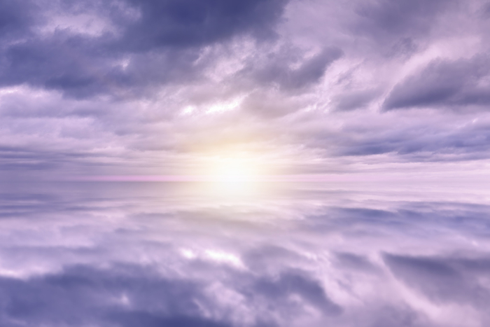 Clouds, sun and sea, background Clouds, sun and sea, background, by Zoonar Harald Biebel