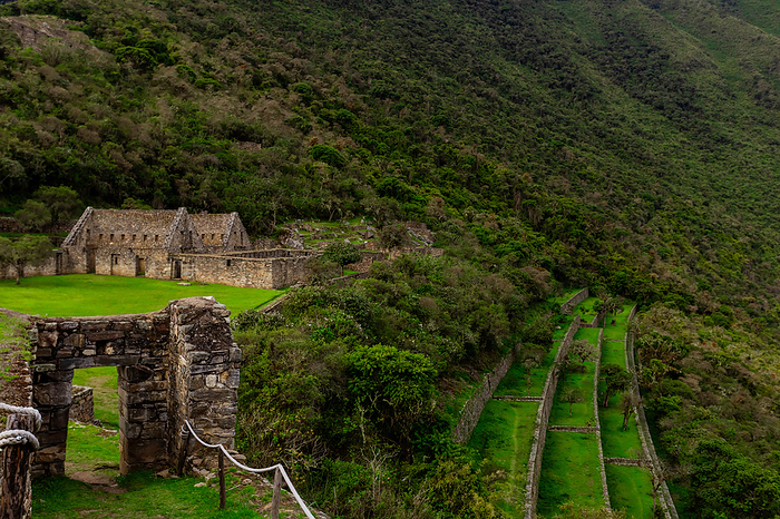 Choquequirao archeological site Choquequirao archaeological site, Peru, South America, by Laura Grier