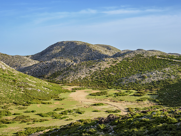Mountains near Omalos, Chania Region, Crete, Greece Mountains near Omalos, Chania Region, Crete, Greek Islands, Greece, Europe, by Karol Kozlowski