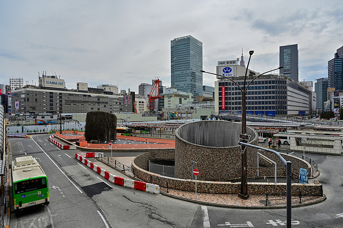 West Exit of Shinjuku Station under redevelopment