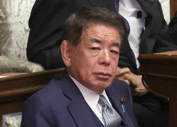 Plenary Session of the Diet, House of Representatives Former Minister of Education, Culture, Sports, Science and Technology, Hirofumi Shimomura, at a plenary session of the House of Representatives in the Diet on March 26, 2024.