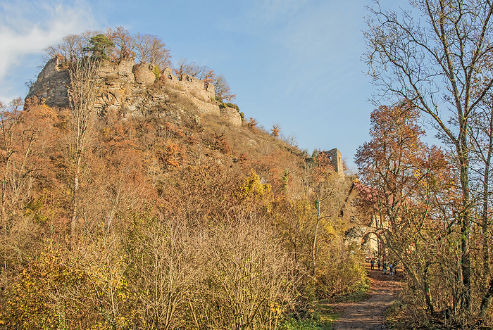 Hohenkr hen castle ruins in Hegau Hohenkr hen castle ruins in Hegau, by Zoonar Falke