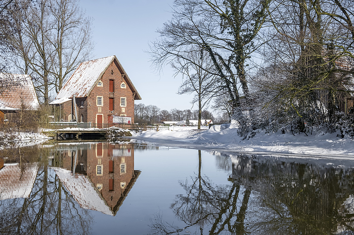 gloom mill, winter, snow gloom mill, winter, snow, by Zoonar AnnaReinert