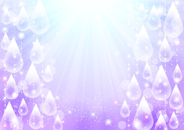 rainy season, drizzle, flash, purple, rain, cute, background, illustration, horizontal