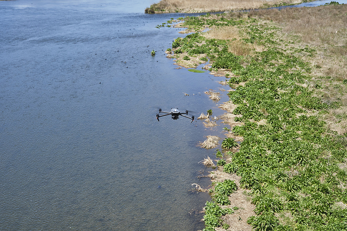 Photographed in 2024 Use of drones March 2024 Near Fuchu Yotsuya Bridge, Hino shi, Tokyo