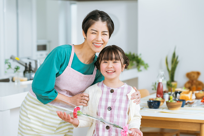 Mother and Daughter, Mother's Day （Japanese / People)