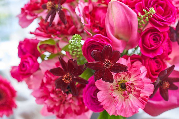 Dark pink floral arrangement