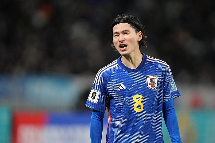 2026 FIFA World Cup Asia 2nd Preliminary Round Japan s Takumi Minamino during the FIFA World Cup 2026 AFC Asian Qualifiers Round 2 Group B match between Japan 1 0 North Korea at Japan National Stadium in Tokyo, Japan, March 21, 2024.  Photo by FAR EAST PRESS AFLO 