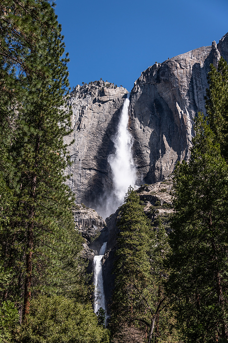 Yosemite Falls  upper and lower  Yosemite Falls  upper and lower , by Zoonar Christoph Sch