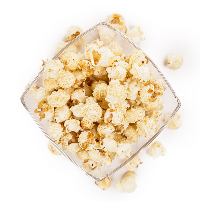 Popcorn isolated on white Popcorn isolated on white, by Zoonar Christoph Sch