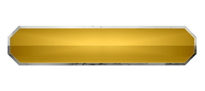 Luxury gold banner D Silver edge