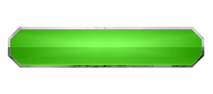 Luxury green banner D Silver edge