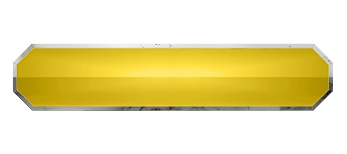 Luxury yellow banner D Silver edge