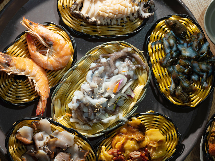 Korean seafood platter
