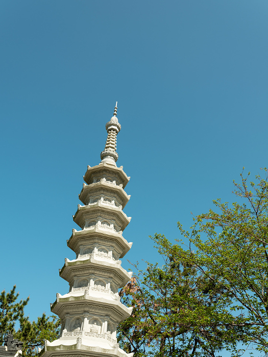 pagoda in the temple, trip to Korea