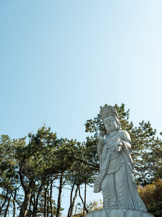 Buddhist statue in temple, Korea