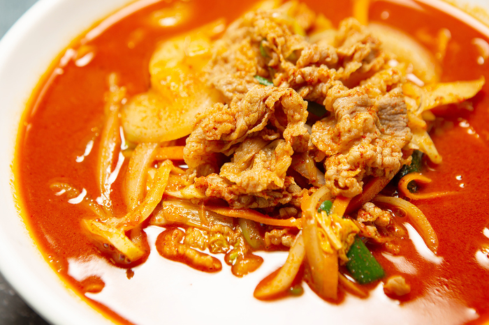 Korean-style Champon Korean spicy noodle dish