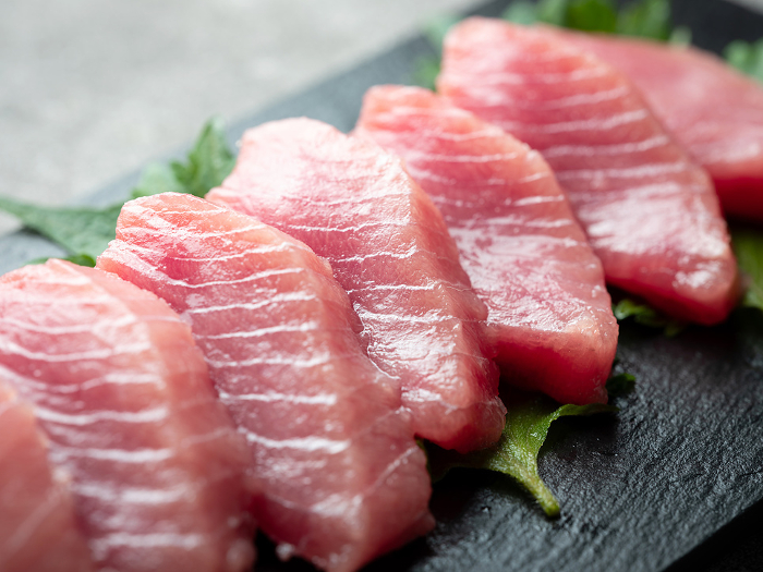 Tuna, medium fatty tuna sashimi