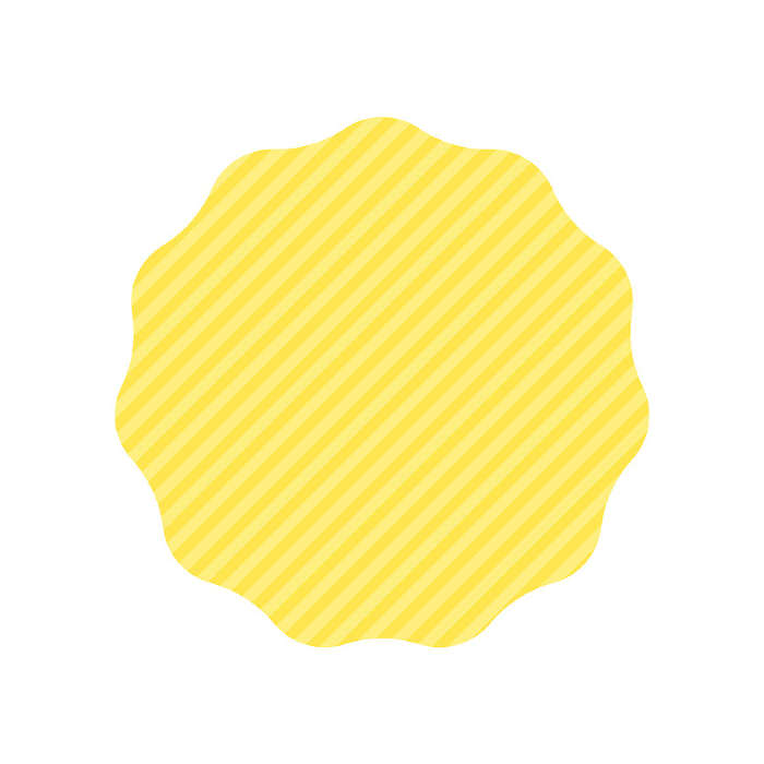 Simple and stylish yellow abstract shapes - POP, decoration and frame design materials