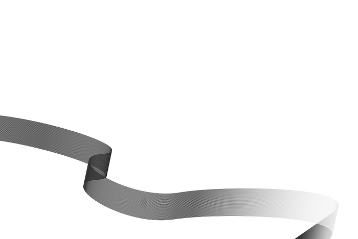 Ribbon-like background illustration with many curves