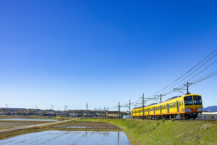 Regular train of Sangi Railway, Mie Prefecture